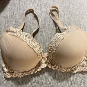 Natori Feathers Bra in Cafe